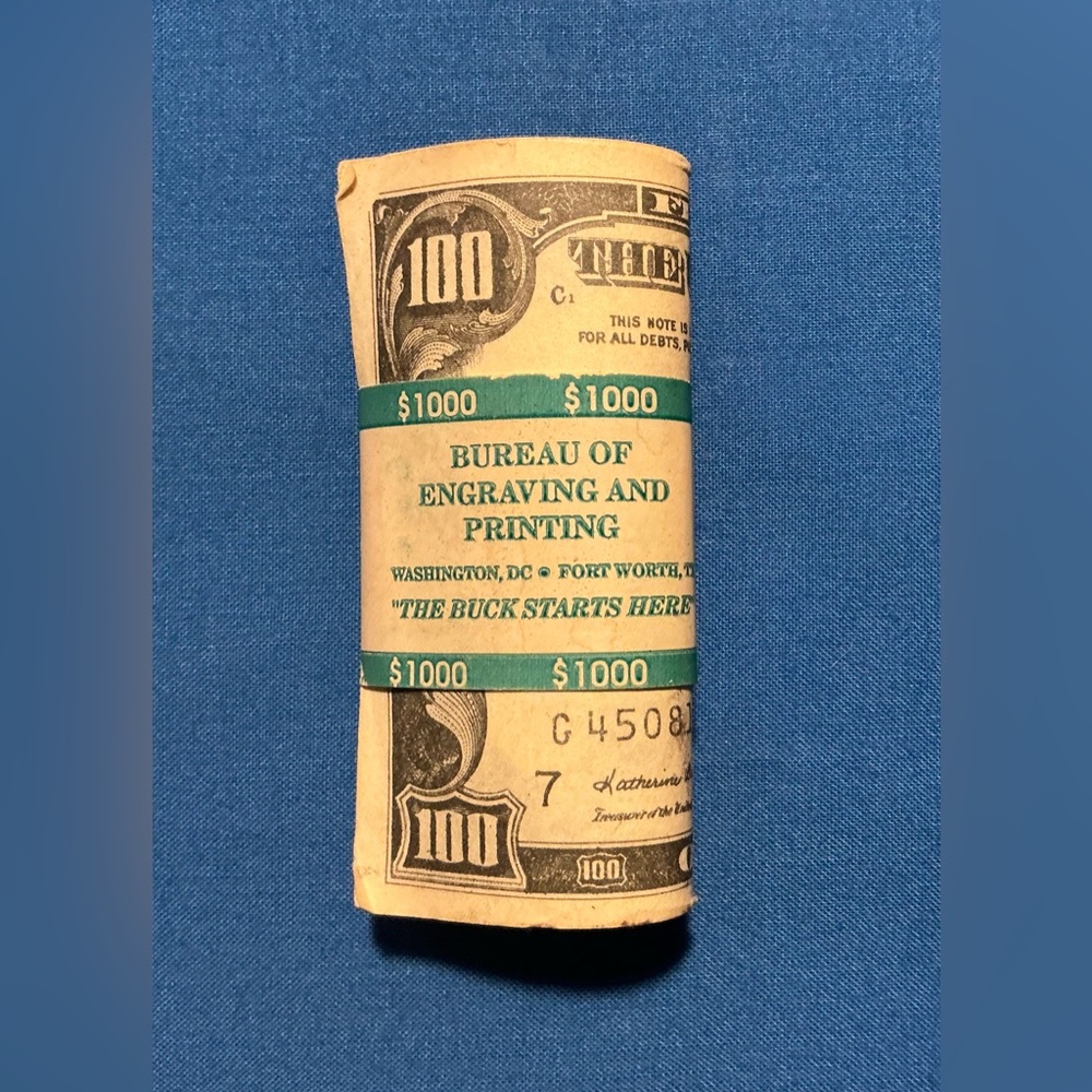 $1000 “Cash” Magnet. US Bureau of Engraving & Printing. “The Buck Starts Here”